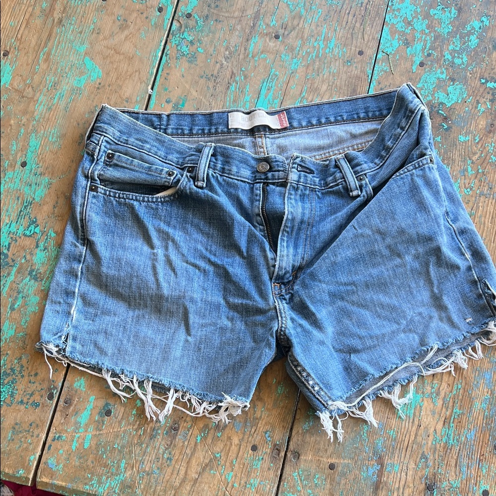 Levi's Classic Blue Jean Shorts